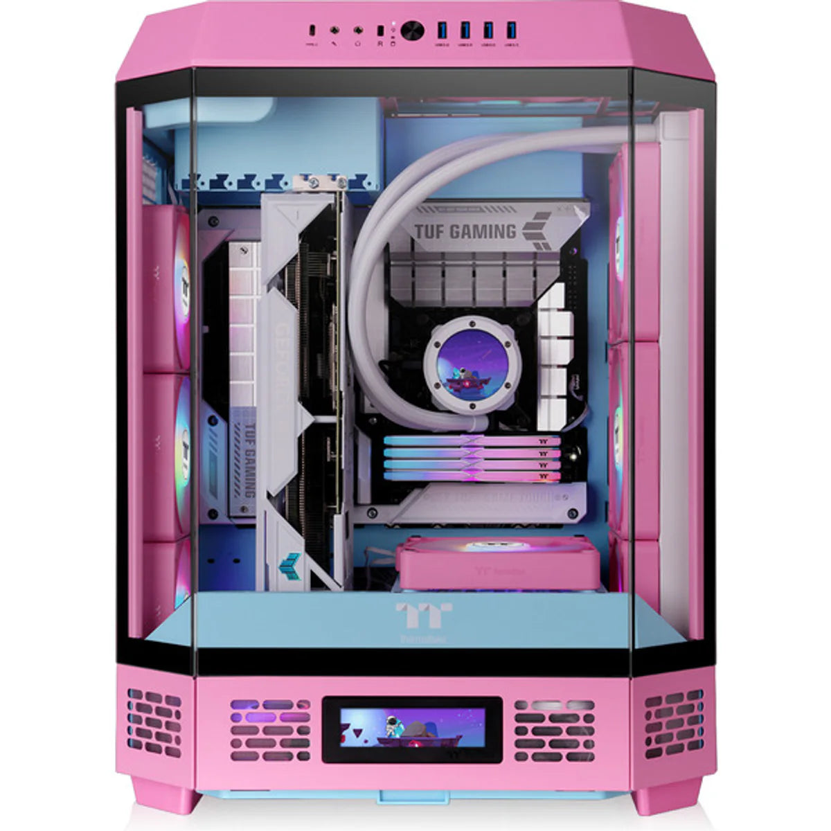 Thermaltake The Tower 600 — Rose bubble — vue 16