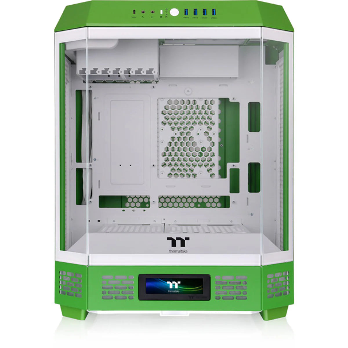 Thermaltake The Tower 600 Light-year Green — vue 3
