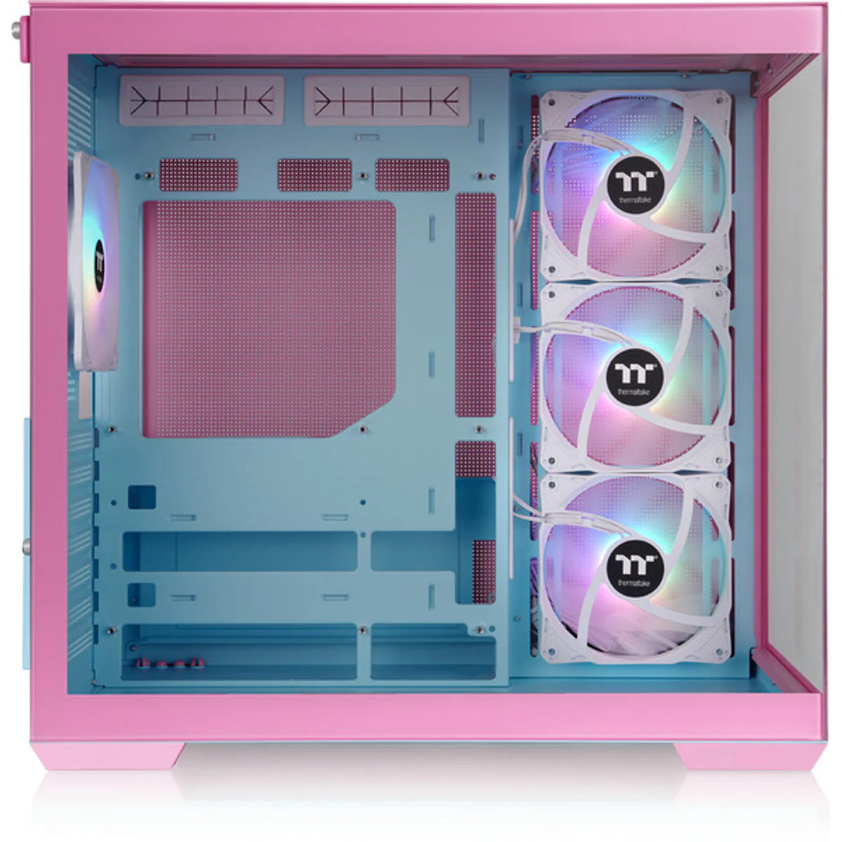 Thermaltake View 380 TG ARGB — Rose bubble — vue 3