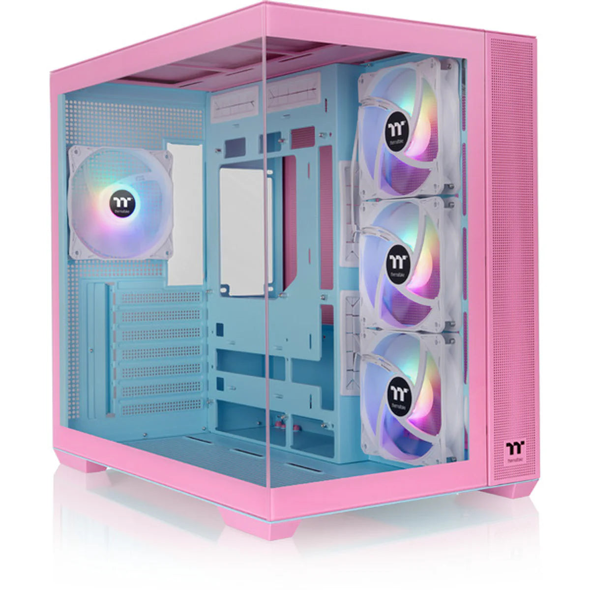 Thermaltake View 380 TG ARGB — Rose bubble — vue 4