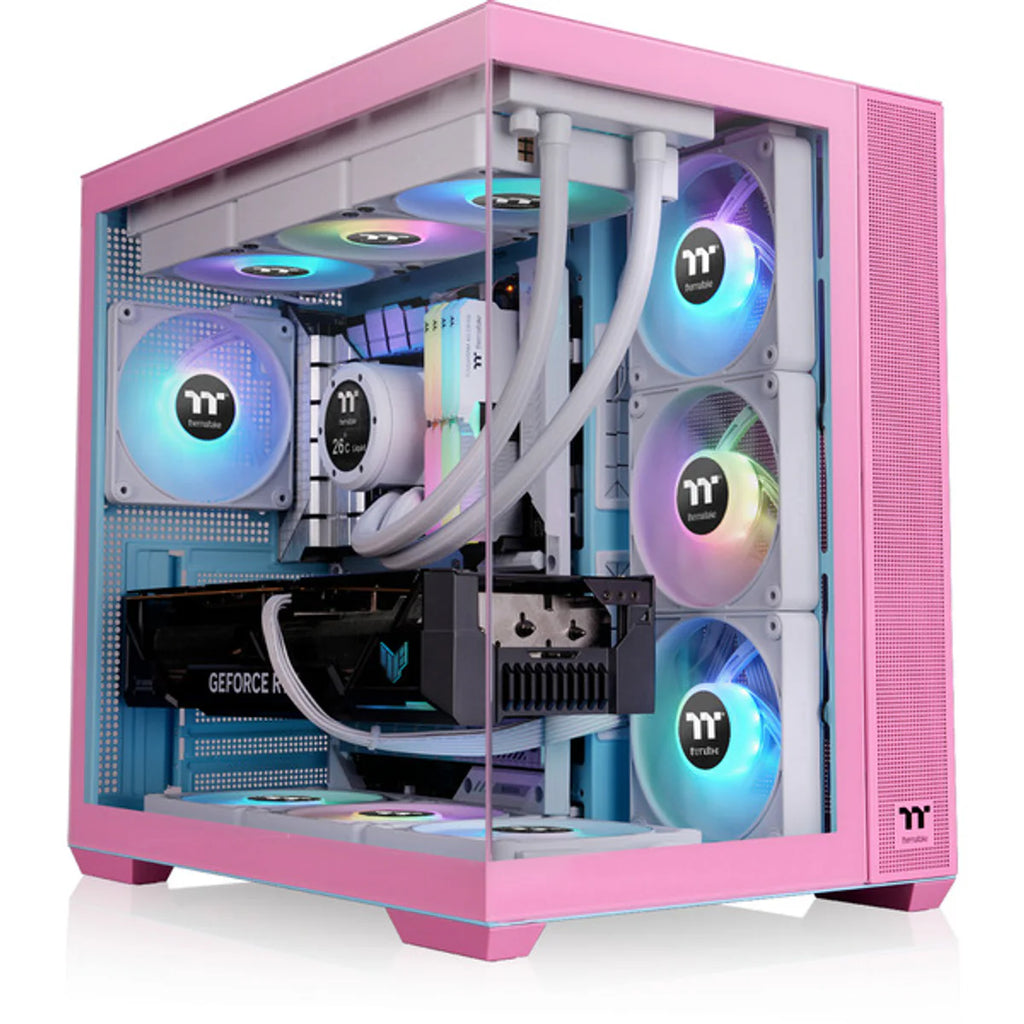 Thermaltake View 380 TG ARGB — Rose bubble — vue 10
