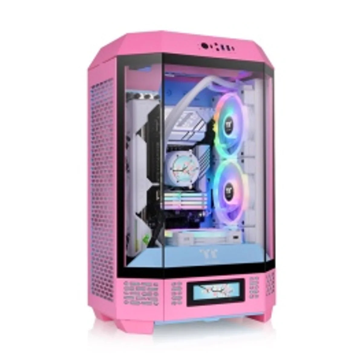 Thermaltake The Tower 300 — Rose bubble — vue principale