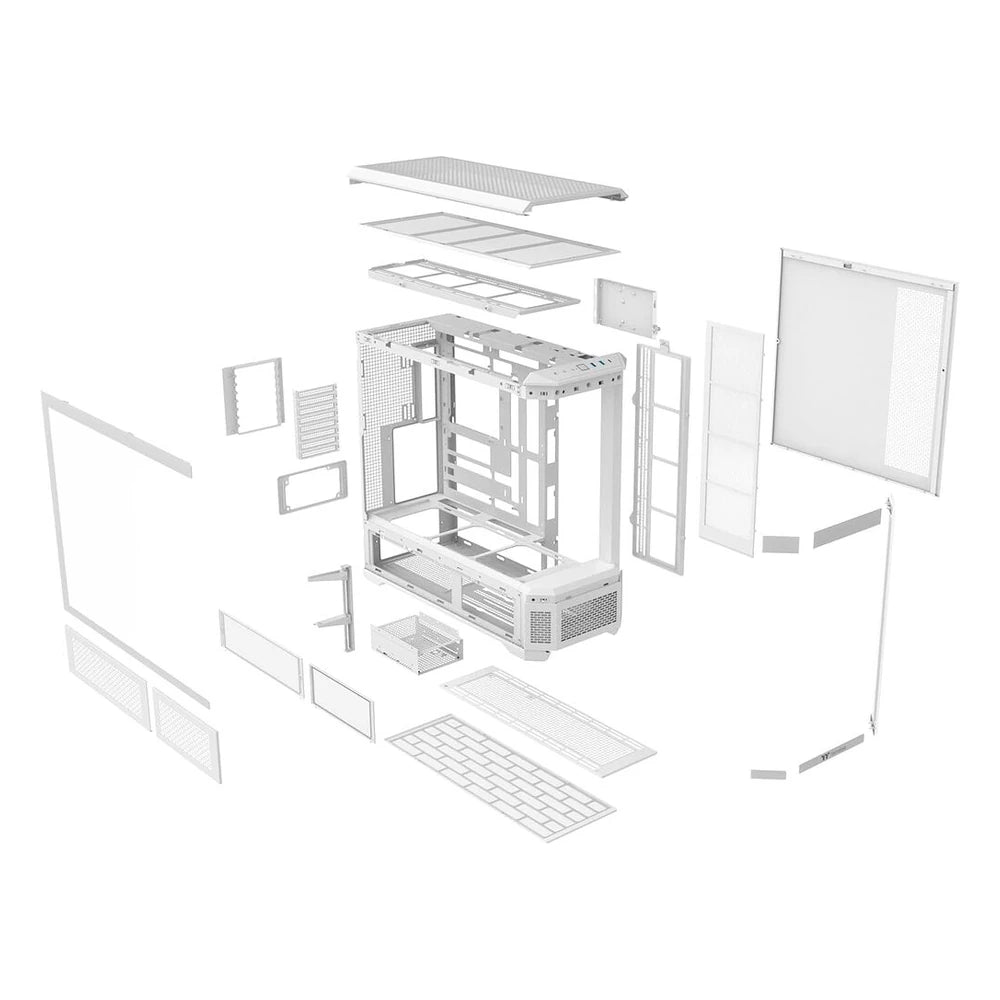Thermaltake View 600 TG — Blanc — vue 4