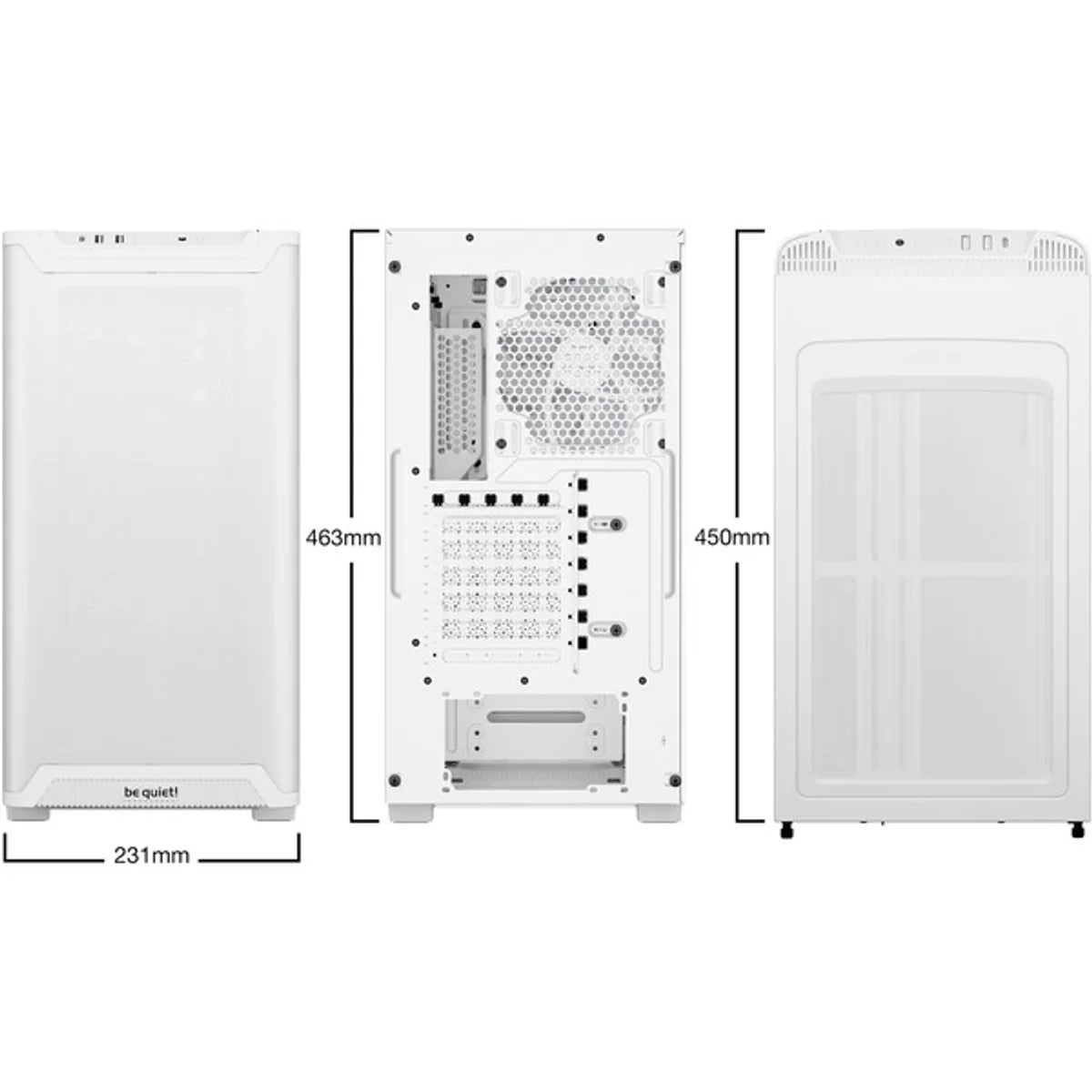 be quiet! Pure Base 501 LX Blanc — vue 7