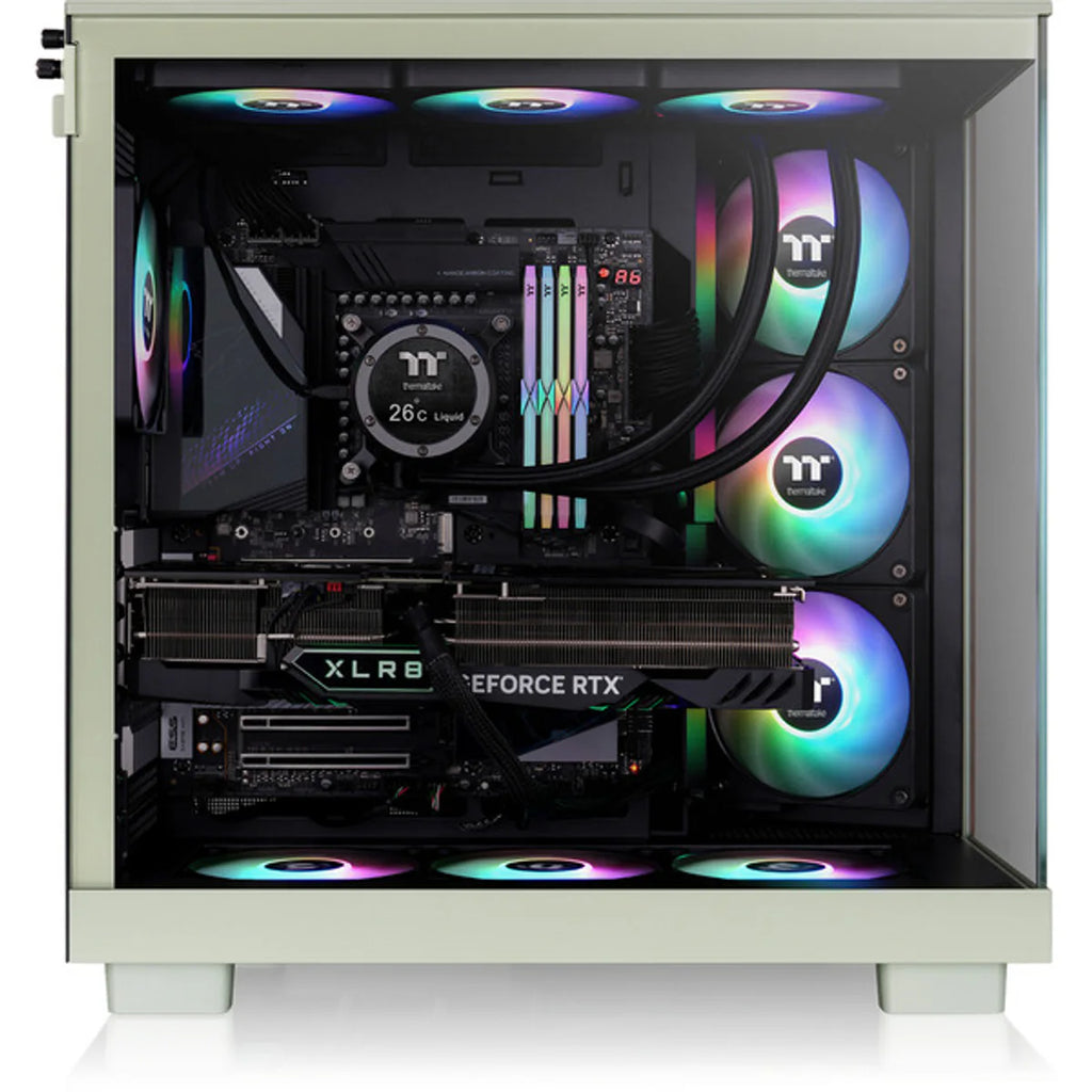 Thermaltake View 380 XL WS ARGB — Vert matcha — vue 4