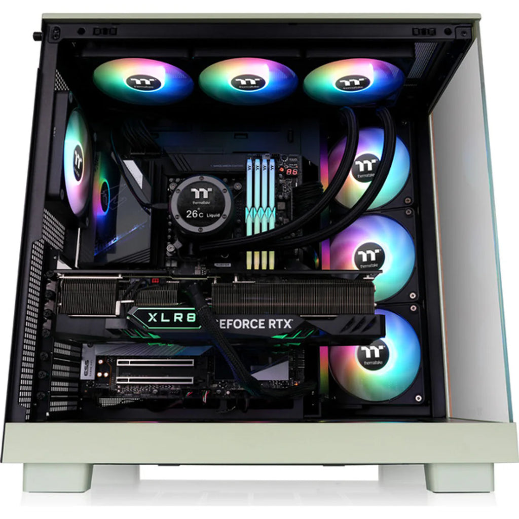 Thermaltake View 380 XL WS ARGB — Vert matcha — vue 5