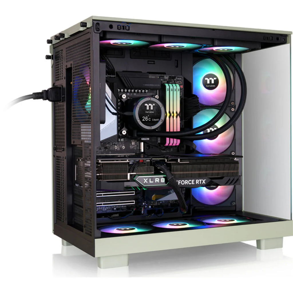 Thermaltake View 380 XL WS ARGB — Vert matcha — vue 6