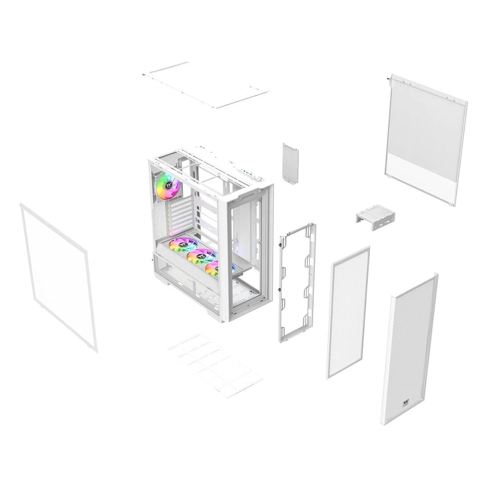 Thermaltake S380 TG ARGB — Blanc — vue 7