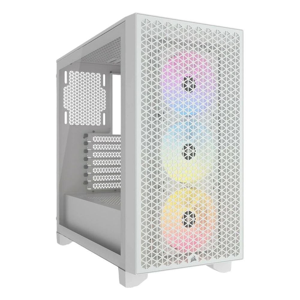 Corsair 3000D RGB Airflow — Blanc — vue principale