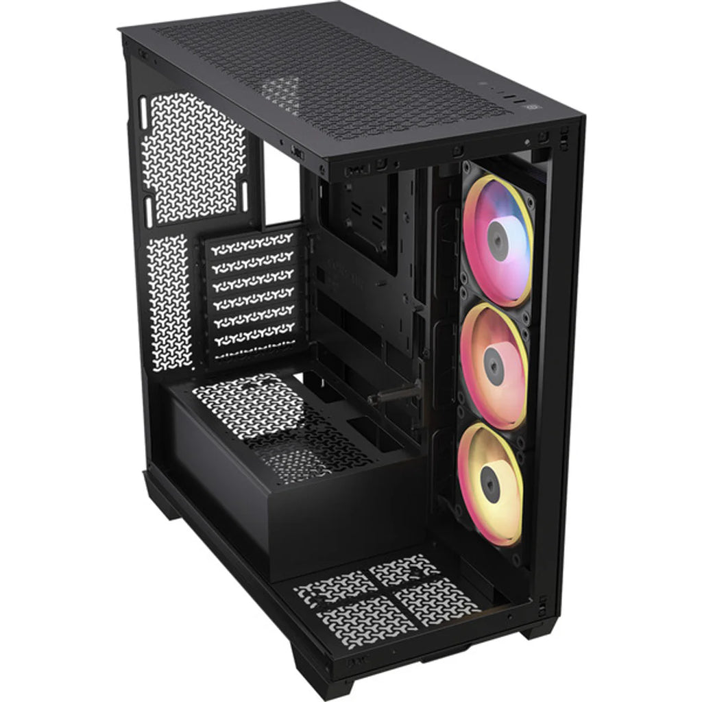 CORSAIR Midi 3500X LXR LINK (verre trempé) Noir — vue 3
