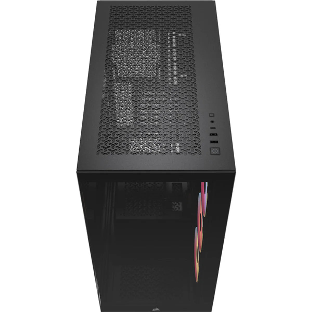 CORSAIR Midi 3500X LXR LINK (verre trempé) Noir — vue 9