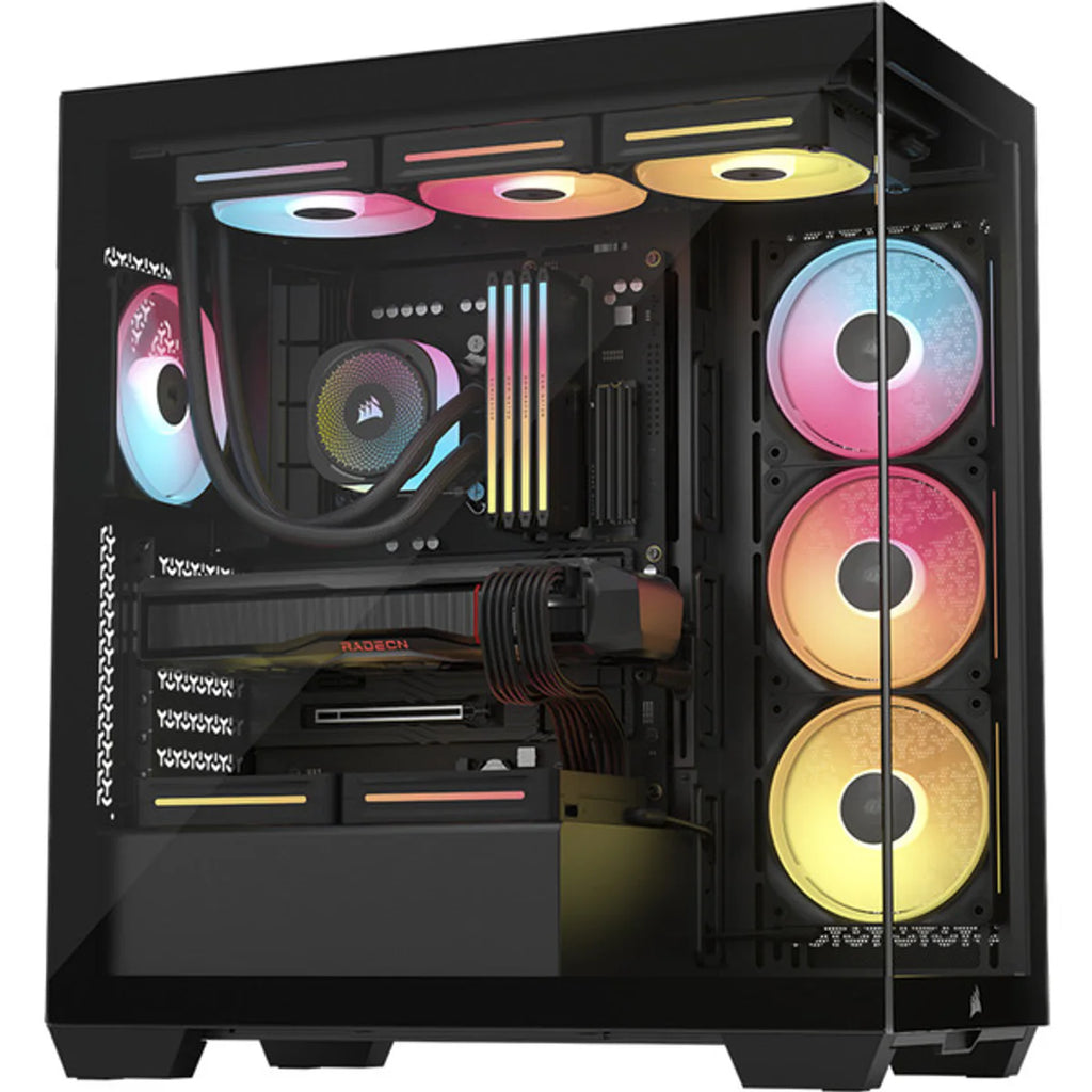 CORSAIR Midi 3500X LXR LINK (verre trempé) Noir — vue 19