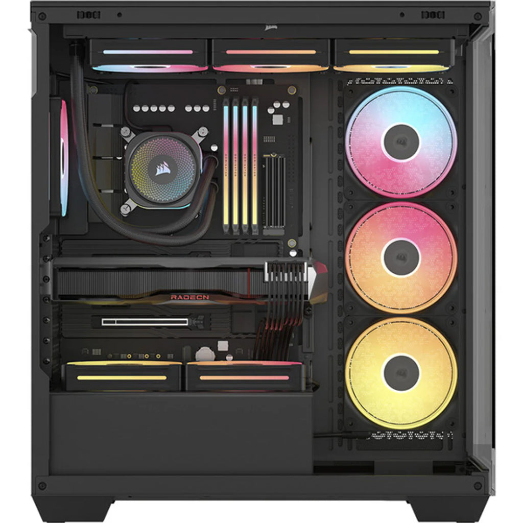 CORSAIR Midi 3500X LXR LINK (verre trempé) Noir — vue 20