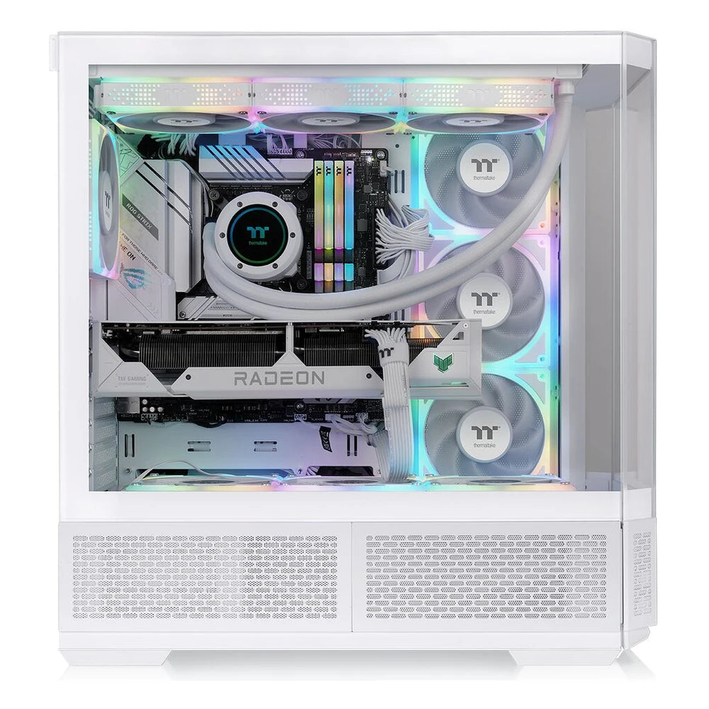 Thermaltake View 370 TG ARGB — Blanc — vue 3
