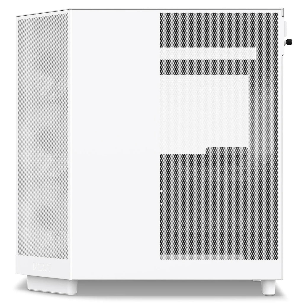 NZXT H6 FLOW RGB ALL Blanc Moyen Tour fenêtre en verre CC-H61FW-R1 — vue 4