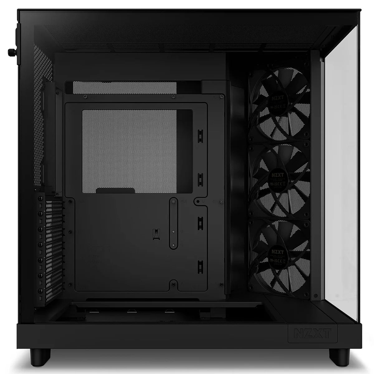 NZXT H6 FLOW ALL Noir Moyen Tour fenêtre en verre CC-H61FB-01 — vue 3