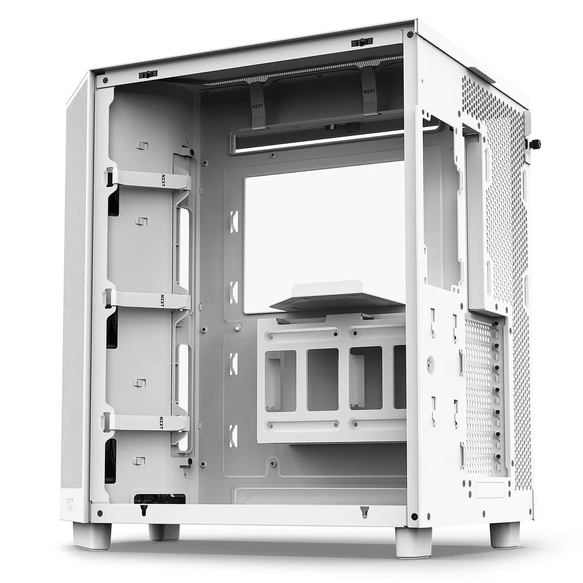 NZXT H6 FLOW ALL Blanc Moyen Tour fenêtre en verre CC-H61FW-01 — vue 4