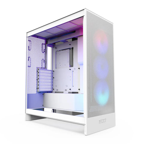NZXT H7 FLOW RGB ALL Noir fenêtre en verre. CM-H72FB-R1 — vue principale