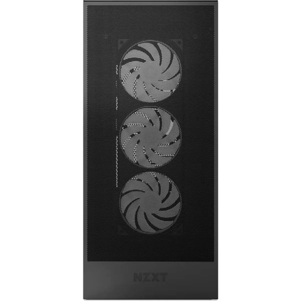 NZXT H7 FLOW RGB ALL Noir fenêtre en verre. CM-H72FB-R1 — vue 3