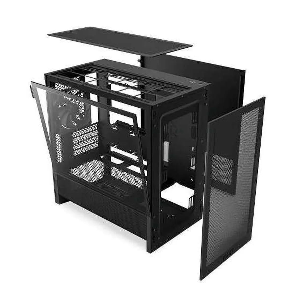 NZXT H3 FLOW All Noir Moyen Tour Mesh CC-H31FB-01 — vue 3
