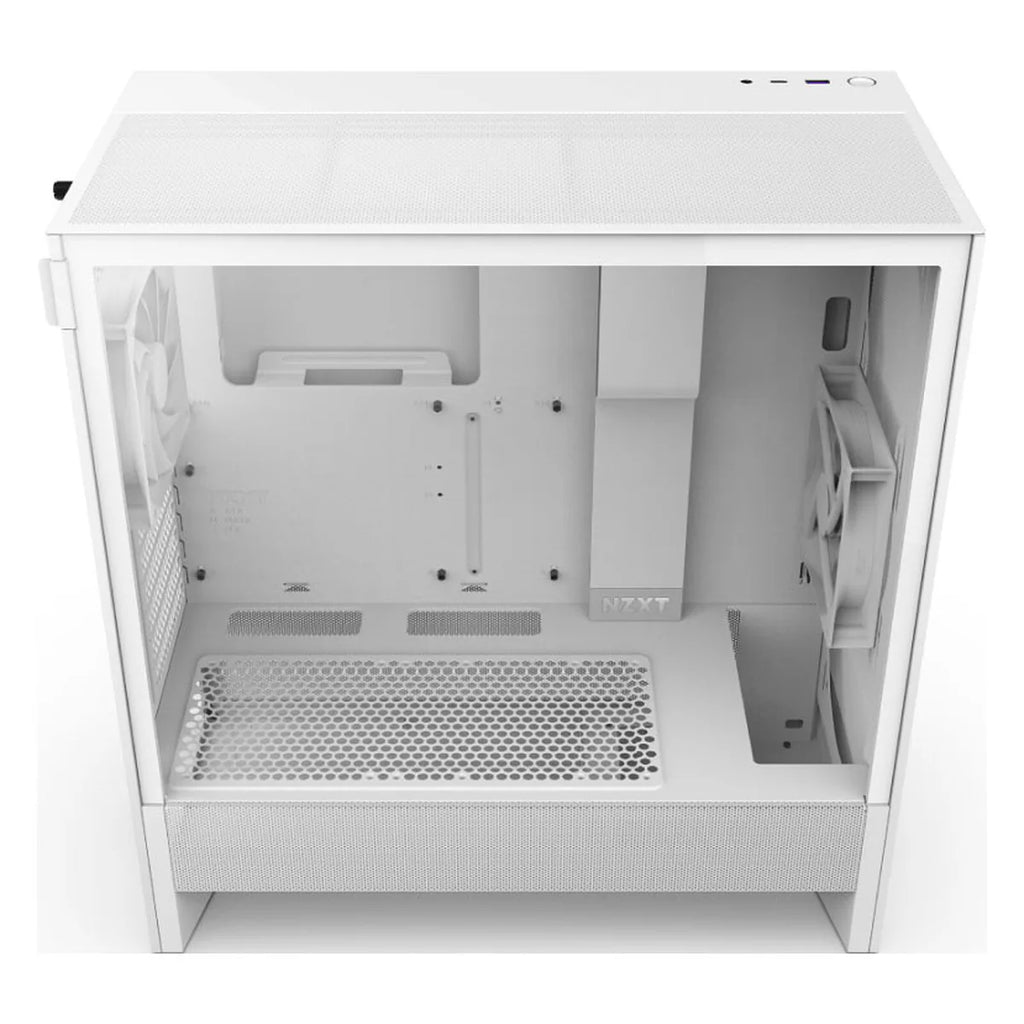 NZXT H5 FLOW ALL Blanc fenêtre en verre CC-H52FW-01 — vue 3