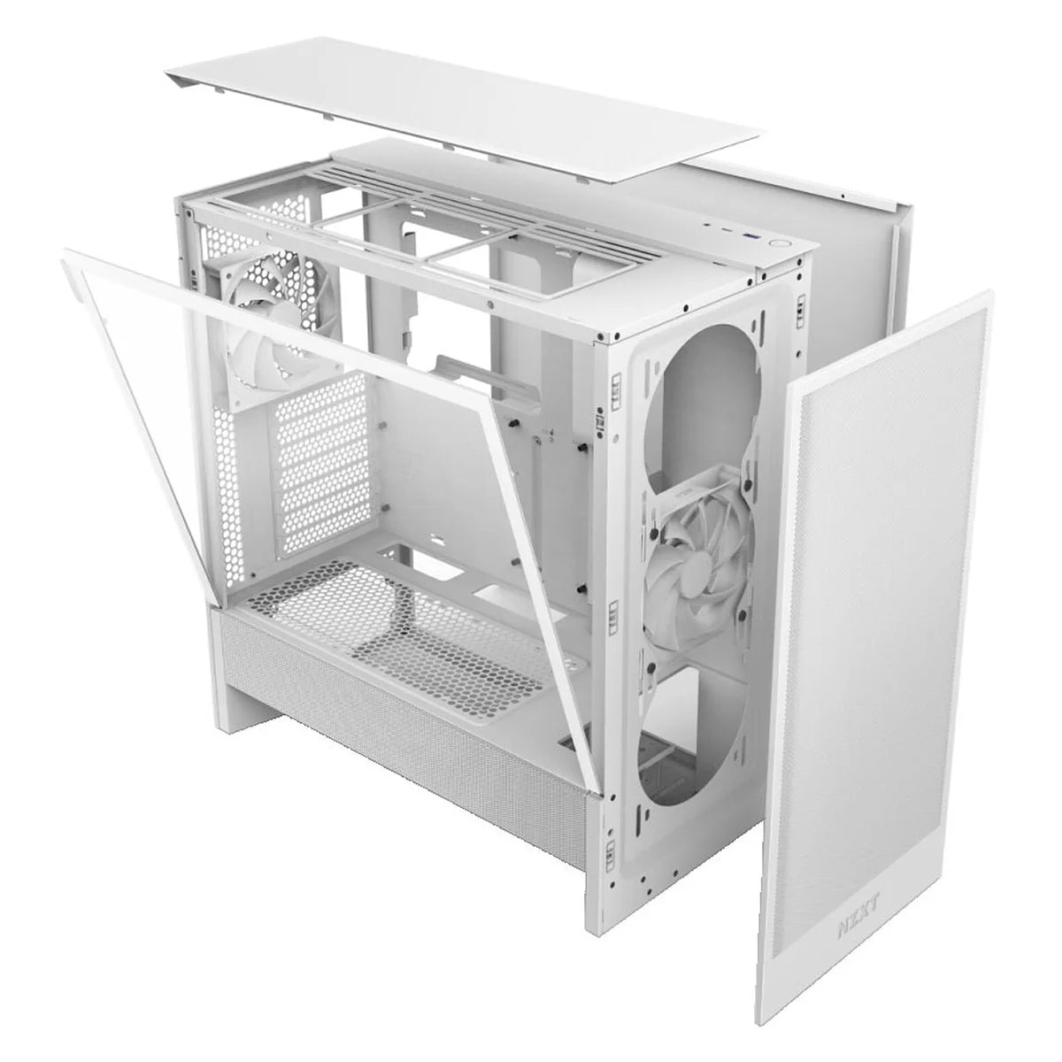 NZXT H5 FLOW ALL Blanc fenêtre en verre CC-H52FW-01 — vue 6