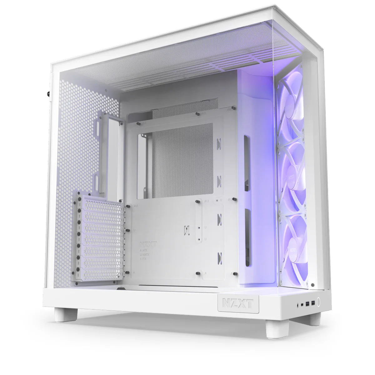 NZXT H6 FLOW RGB ALL Noir Moyen Tour fenêtre en verre CC-H61FB-R — vue principale