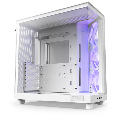 NZXT H6 FLOW RGB ALL Noir Moyen Tour fenêtre en verre CC-H61FB-R — vue principale