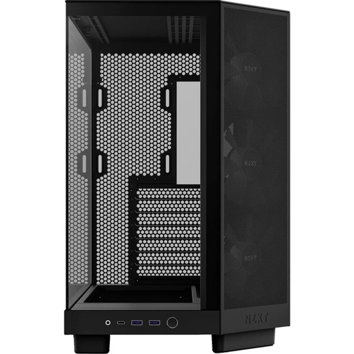 NZXT H6 FLOW RGB ALL Noir Moyen Tour fenêtre en verre CC-H61FB-R — vue 4