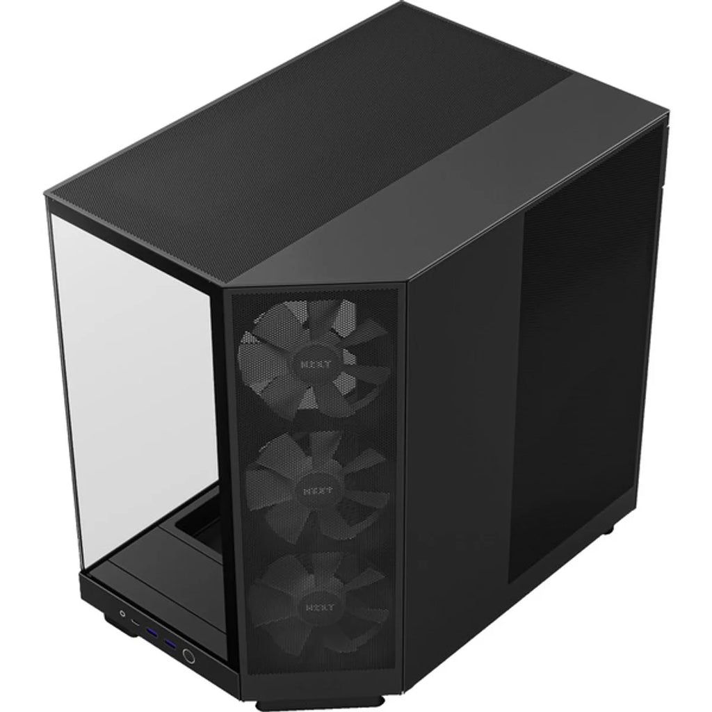 NZXT H6 FLOW RGB ALL Noir Moyen Tour fenêtre en verre CC-H61FB-R — vue 6