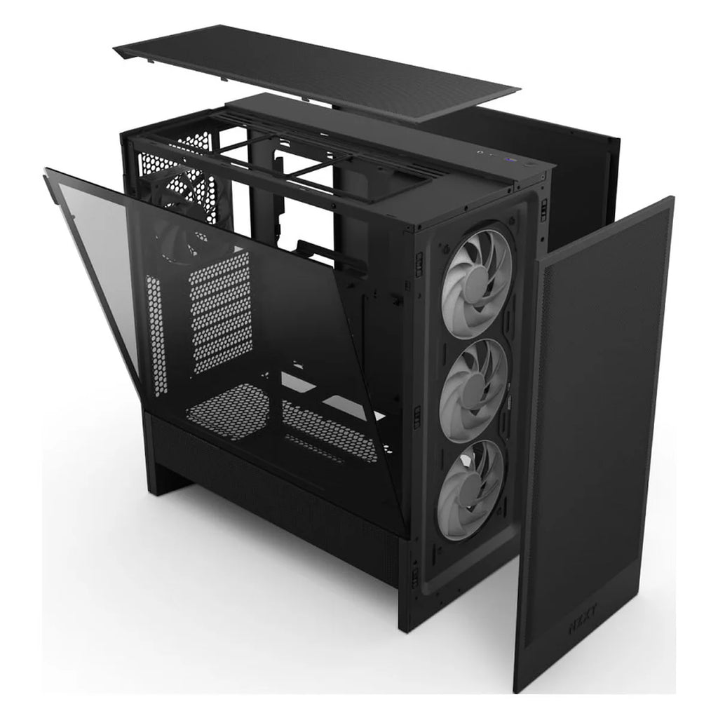 NZXT H5 FLOW RGB ALL Noir fenêtre en verre CC-H52FB-R1 — vue 6