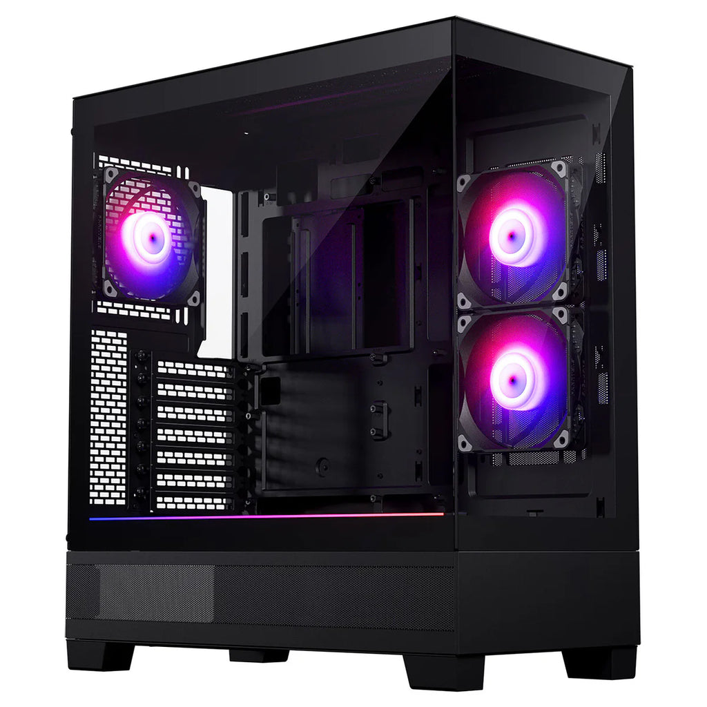 Phanteks XT View (Noir, double verre trempé) — vue 2