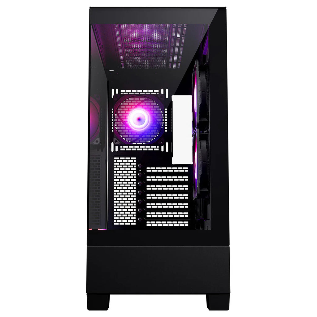 Phanteks XT View (Noir, double verre trempé) — vue 3