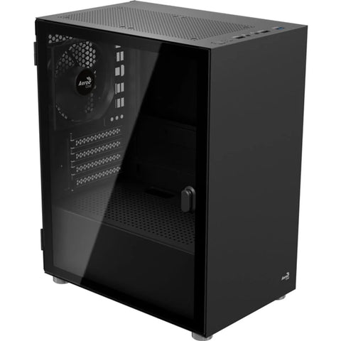 Aerocool CS-111-G-BK-v1 (Noir, verre trempé) — vue principale