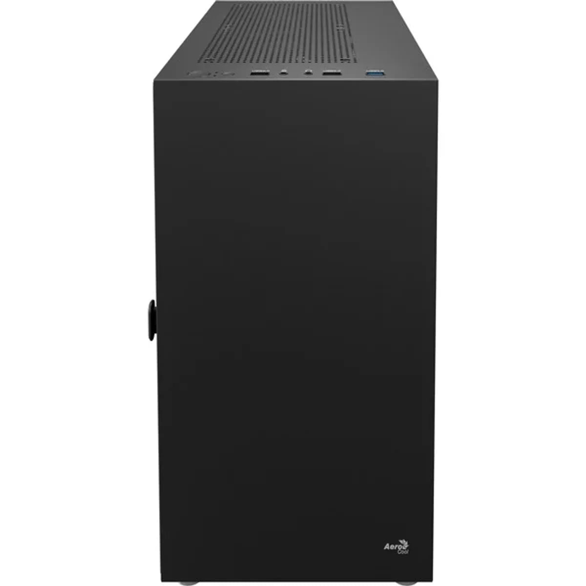 Aerocool CS-111-G-BK-v1 (Noir, verre trempé) — vue 2