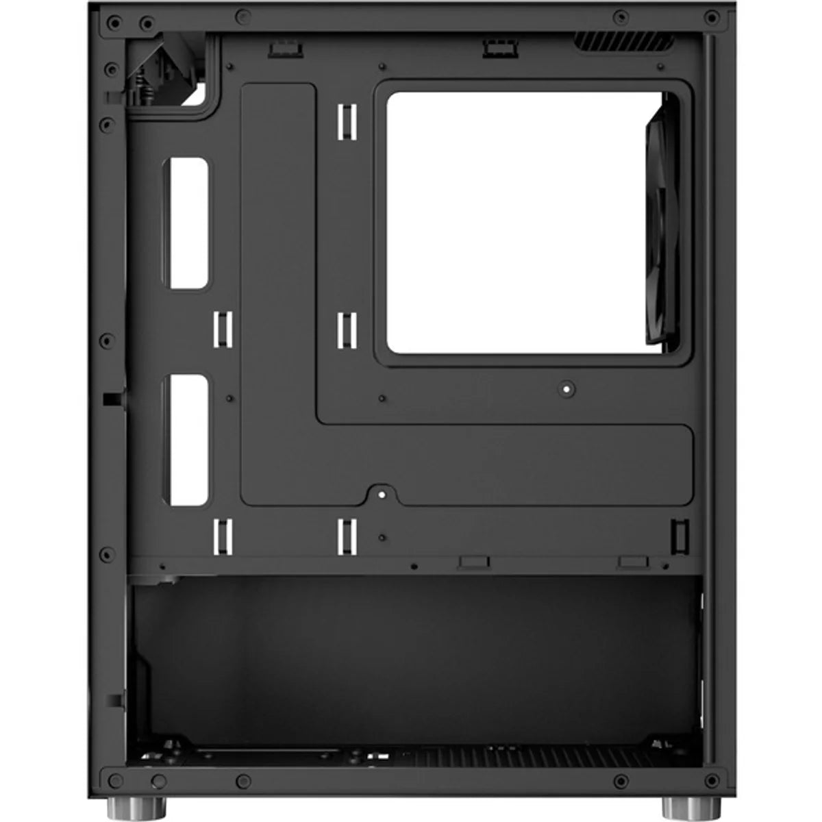 Aerocool CS-111-G-BK-v1 (Noir, verre trempé) — vue 5