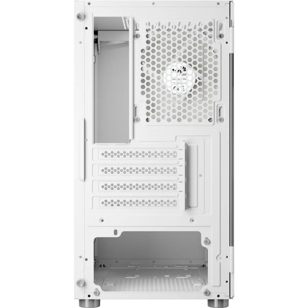 Aerocool CS-111-G-WT-v1 (Blanc, verre trempé) — vue 3