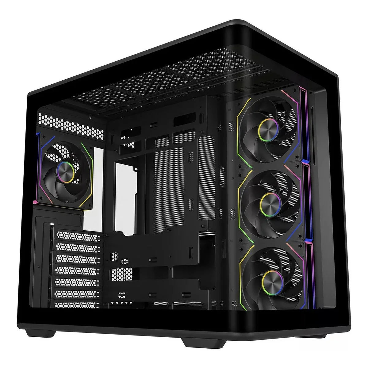 Cooler Master Elite 600 ARGB (Noir, double verre trempé) — vue principale