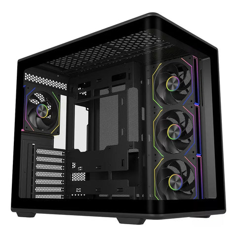 Cooler Master Elite 600 ARGB (Noir, double verre trempé) — vue principale