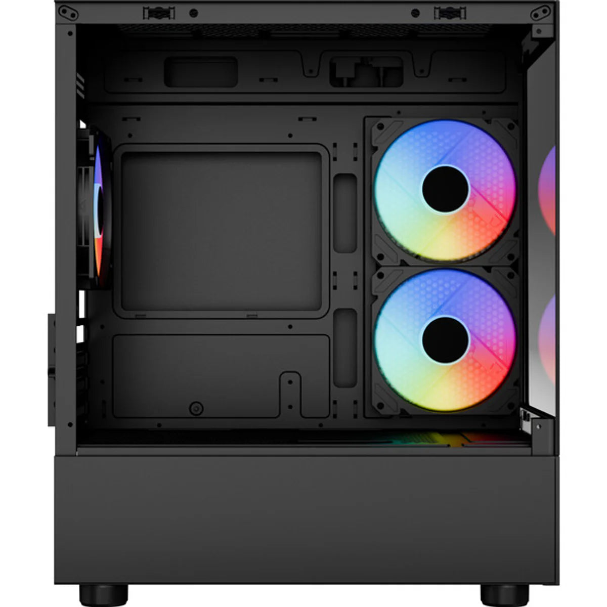 Aerocool Viewport Mini-G-BK-v4 ARGB (Noir, double verre trempé) — vue 3