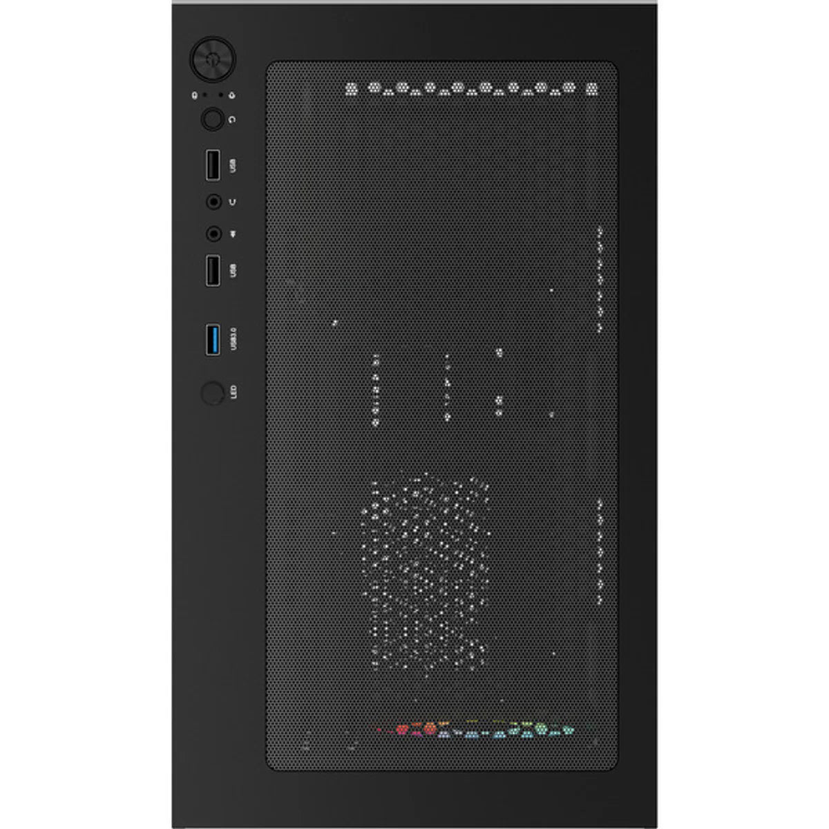 Aerocool Viewport Mini-G-BK-v4 ARGB (Noir, double verre trempé) — vue 6