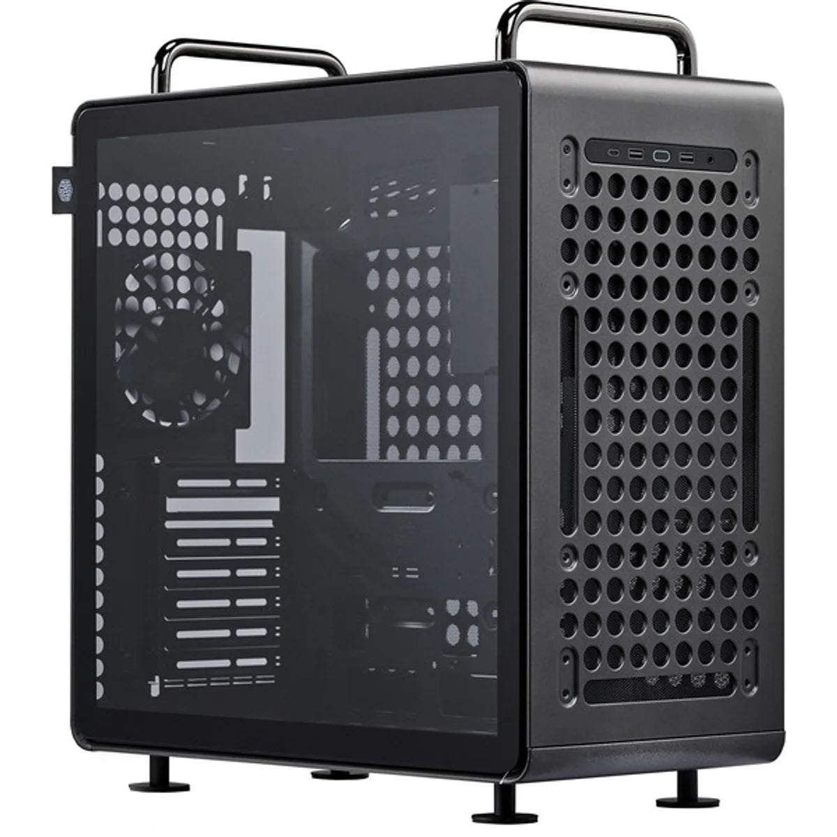 Cooler Master Qube 540 ATX fenêtre en verre — Stardust Iron — vue principale