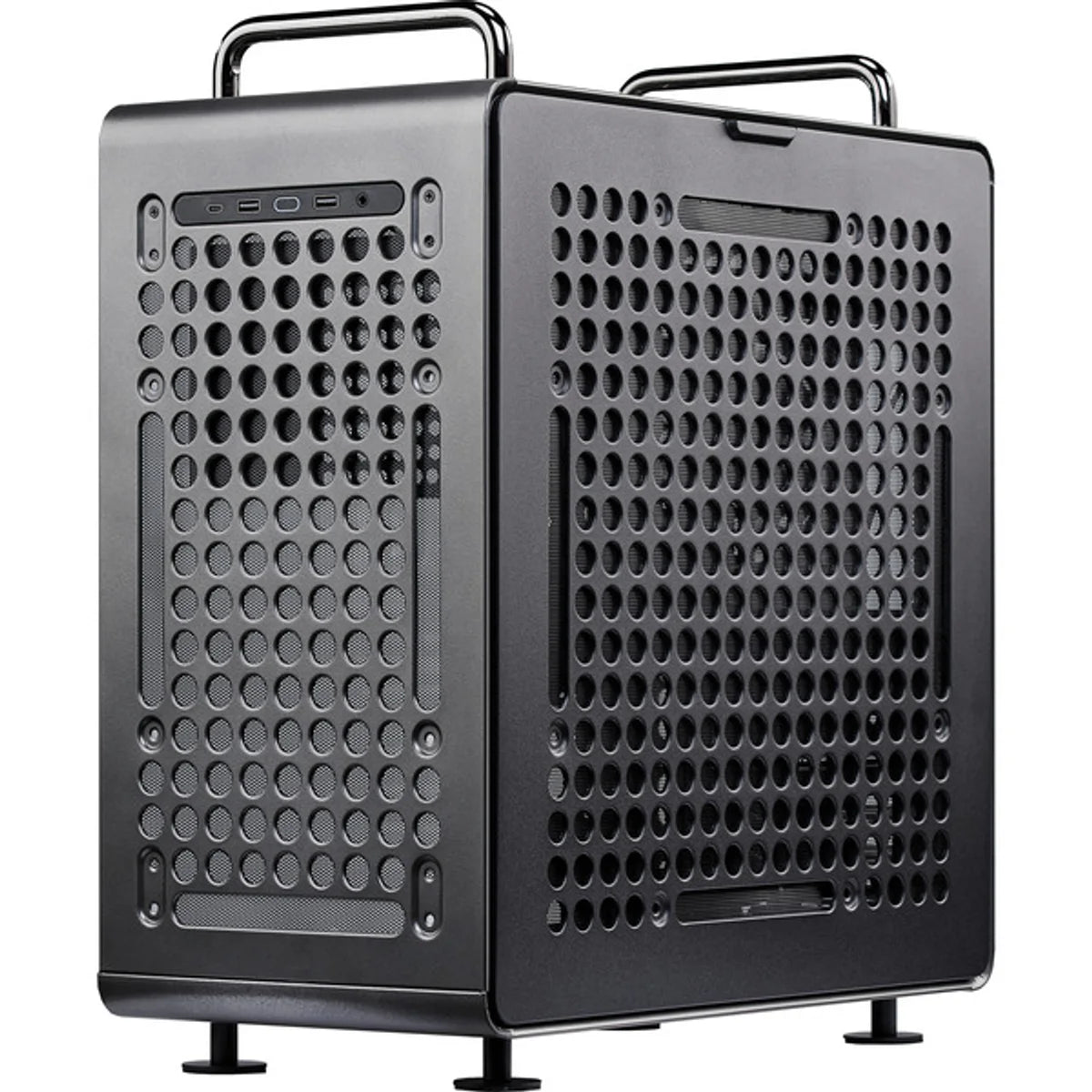 Cooler Master Qube 540 ATX fenêtre en verre — Stardust Iron — vue 3