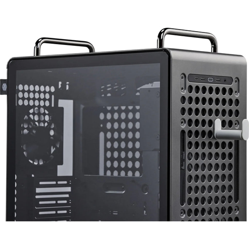Cooler Master Qube 540 ATX fenêtre en verre — Stardust Iron — vue 9