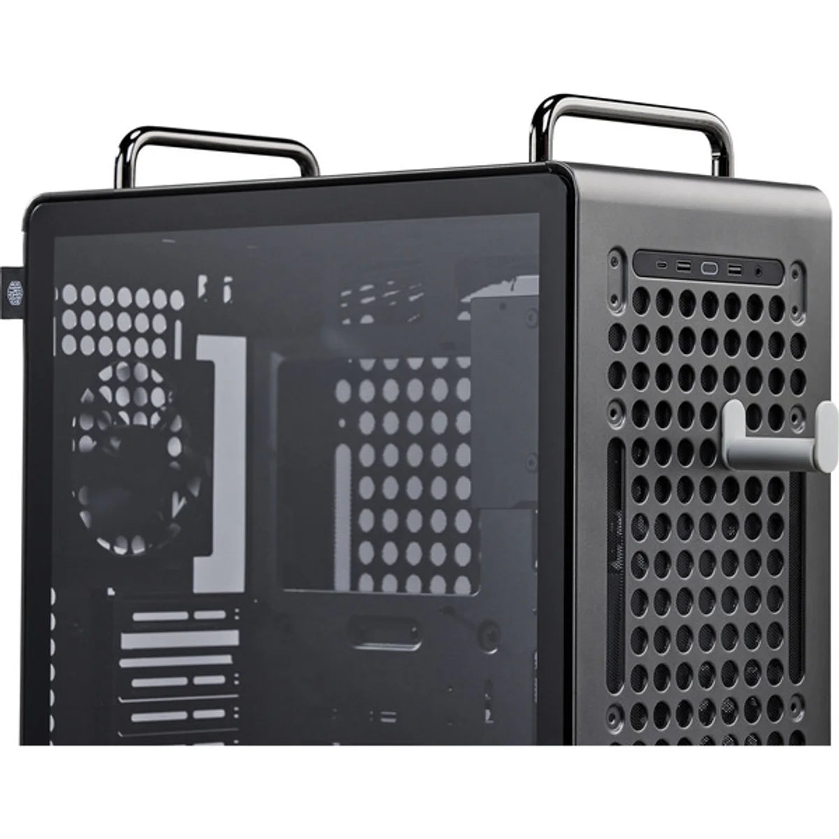 Cooler Master Qube 540 ATX fenêtre en verre — Stardust Iron — vue 9