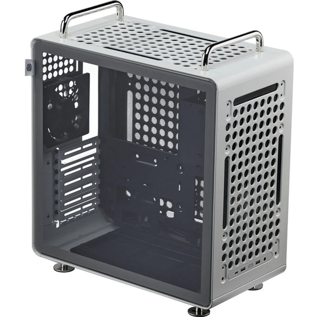 Cooler Master Qube 540 ATX fenêtre en verre — Pierre de lune — vue 7