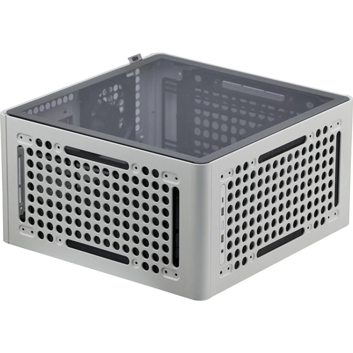 Cooler Master Qube 540 ATX fenêtre en verre — Pierre de lune — vue 8