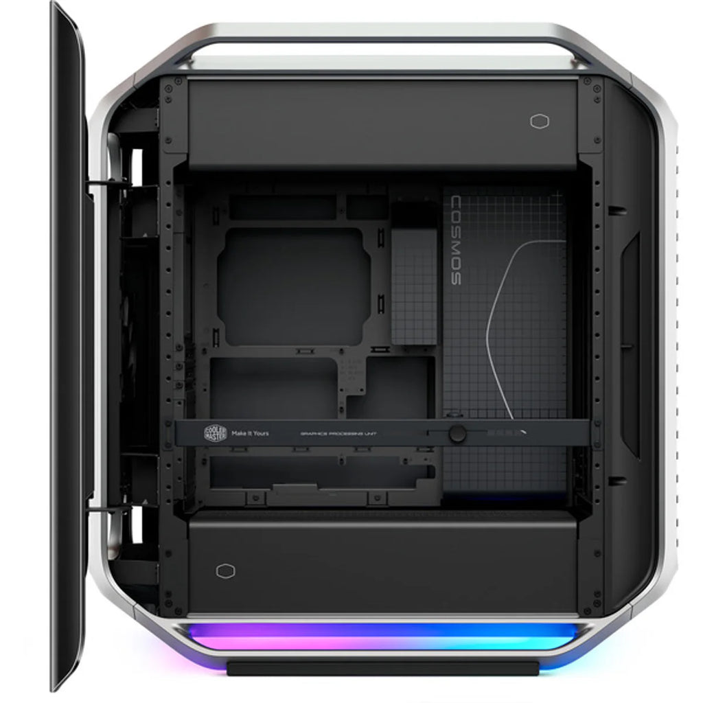 Cooler Master Cosmos Alpha (2025) ATX fenêtre en verre Argent/Noir — vue 7