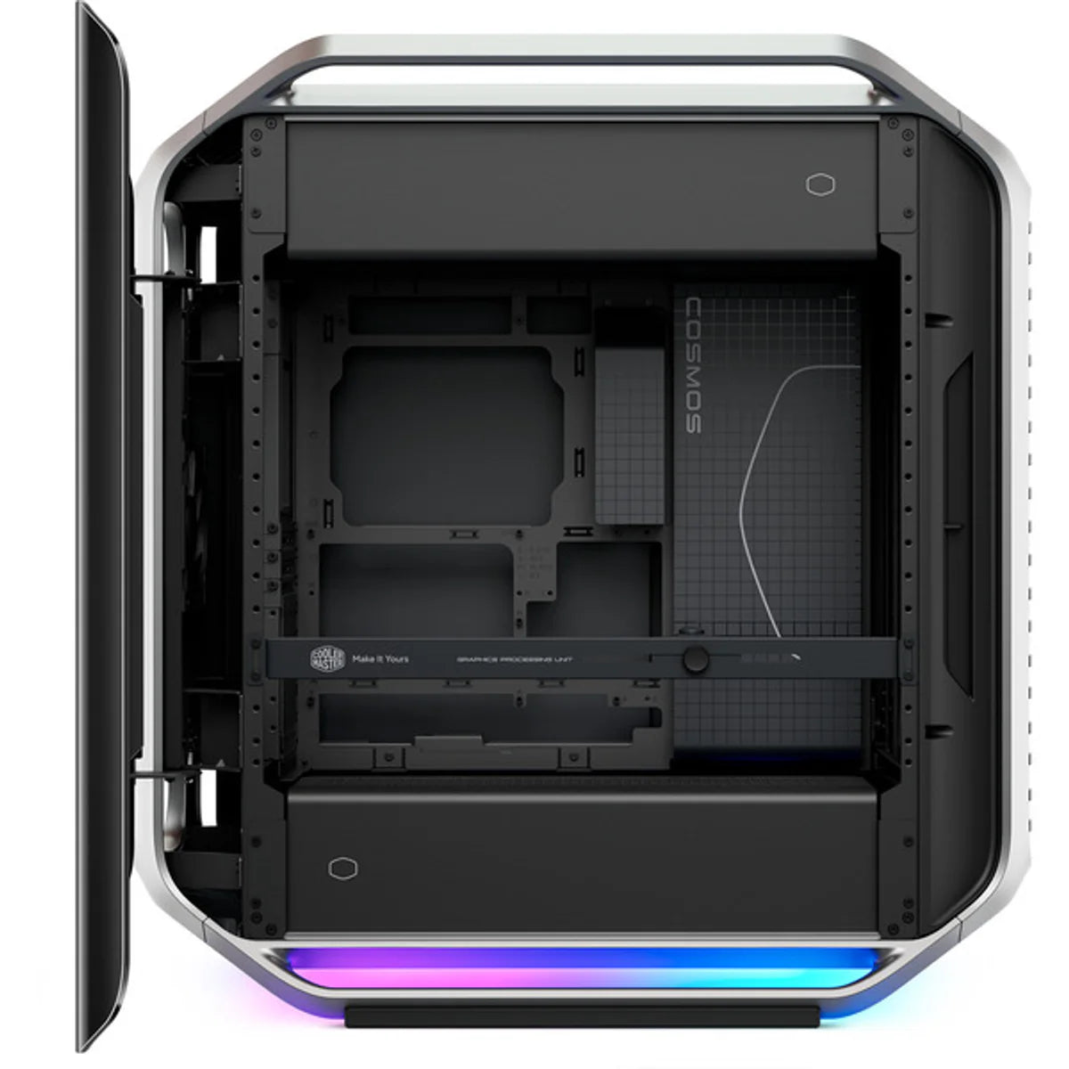 Cooler Master Cosmos Alpha (2025) ATX fenêtre en verre Argent/Noir — vue 7
