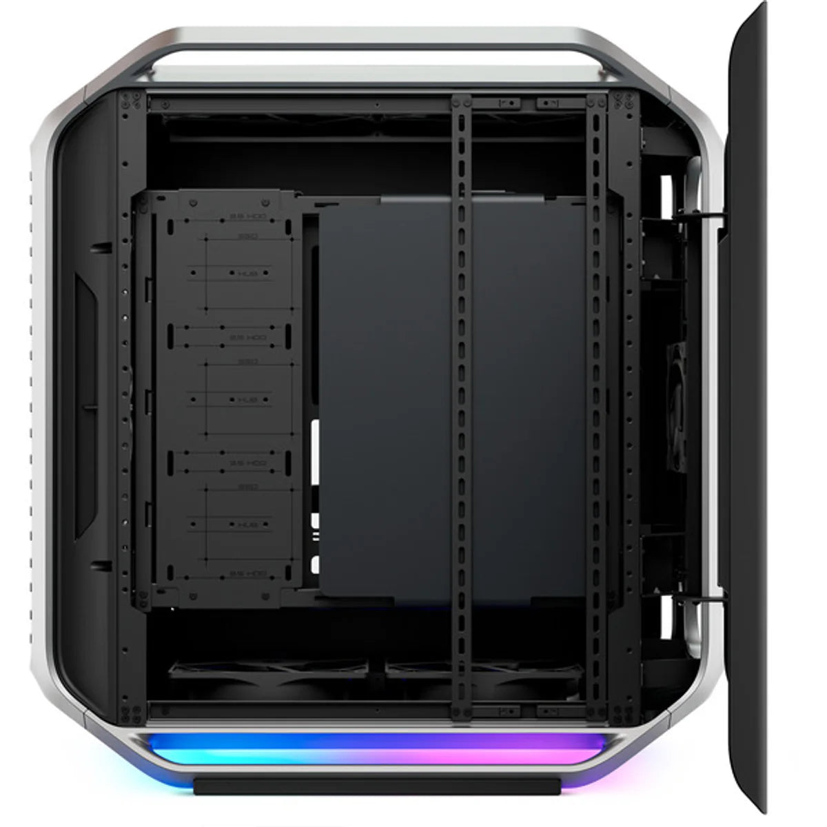 Cooler Master Cosmos Alpha (2025) ATX fenêtre en verre Argent/Noir — vue 9